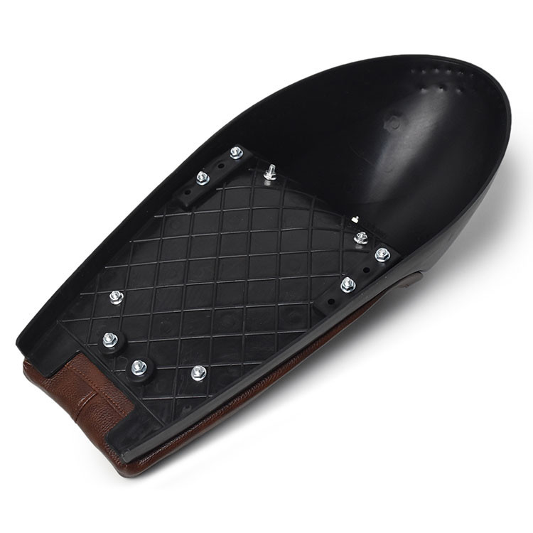 Selle Café Racer MARRON Universelle BRAZOLINE - vue 3