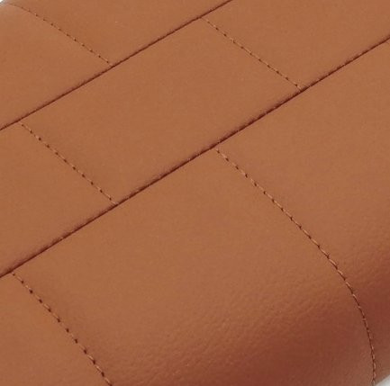Selle Scrambler Brazoline universelle marron camel made in France - vue 2