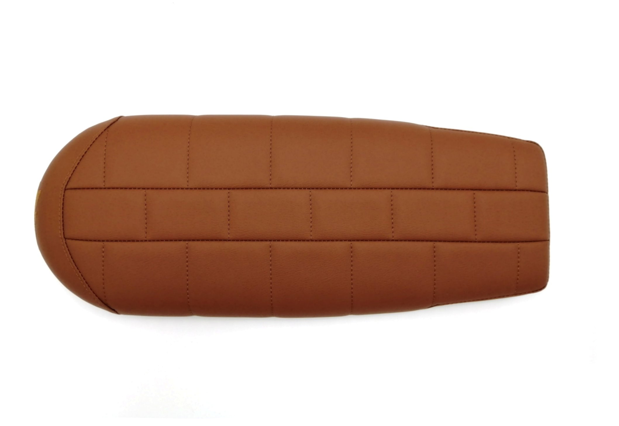 Selle Scrambler Brazoline universelle marron camel made in France - vue 4