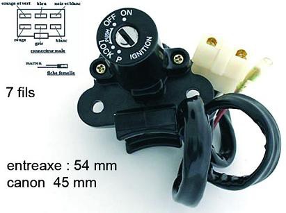 Contacteur à clé adapté Kawasaki Brazoline