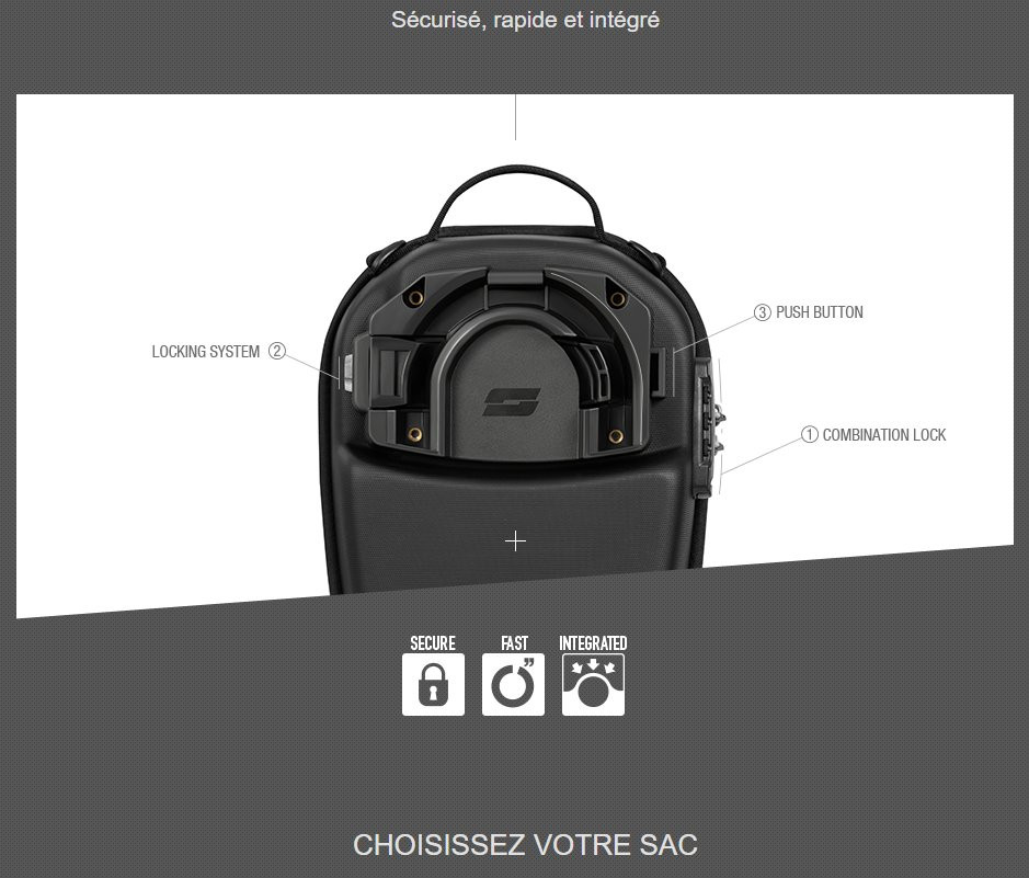 Système de fixation Click System Shad pour casques - vue 4
