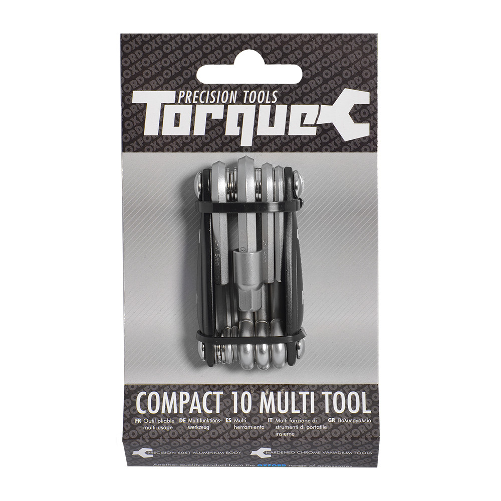 Compact 10 Clés à Douilles Aluminium (Allen et Torx) OXFORD