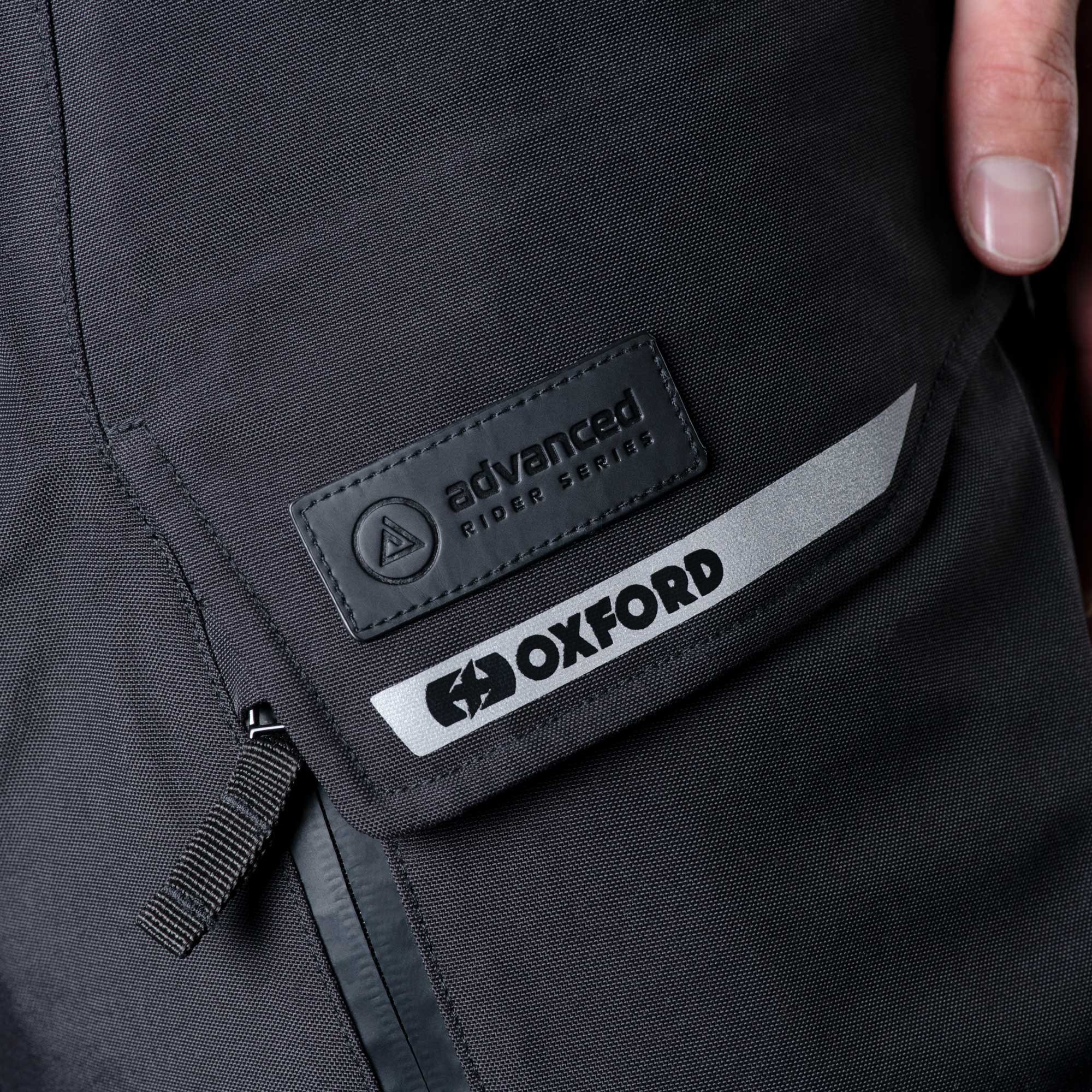 Pantalon moto Stormland D2D MS Tech noir OXFORD - vue 3
