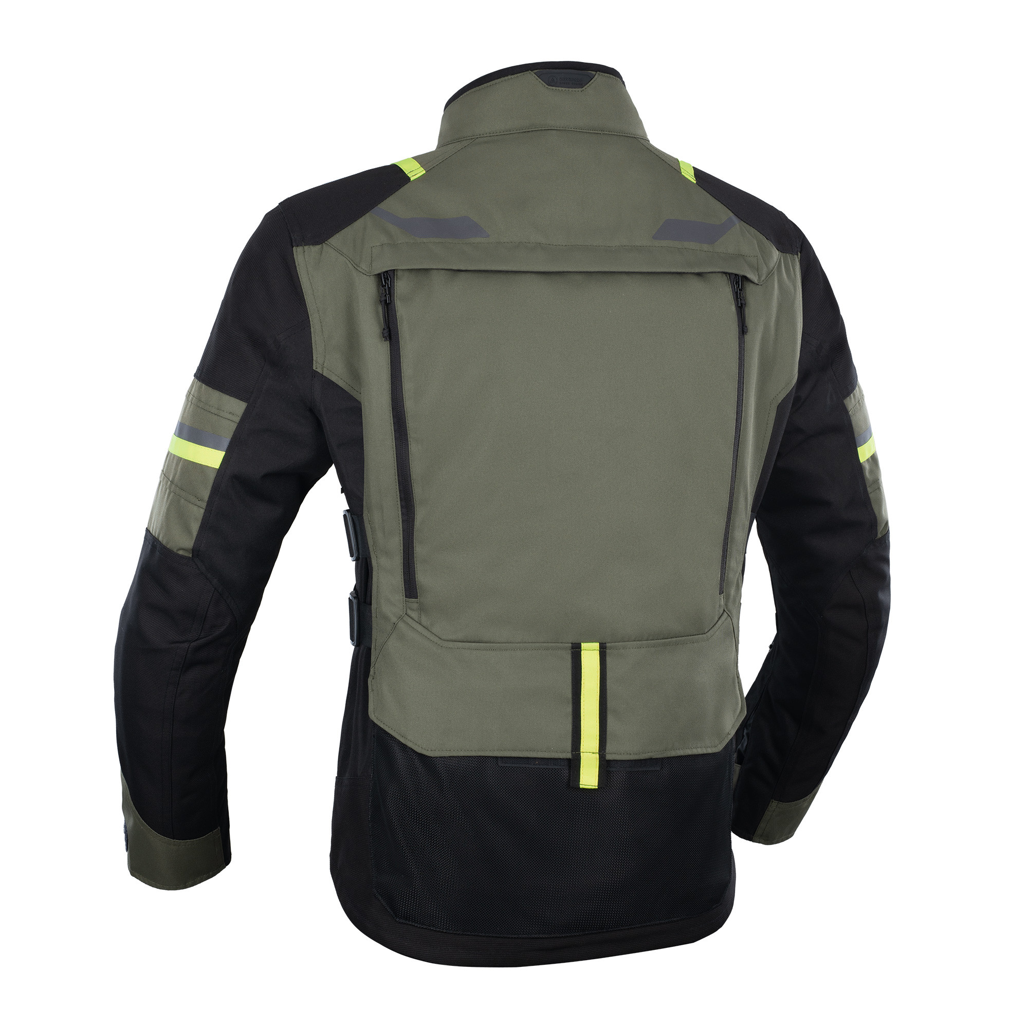 Veste moto Rockland MS Khaki/Noir/Fluo L OXFORD - vue 2