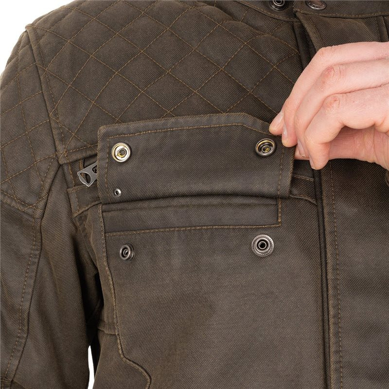 Veste cirée Kaki Hardy 2.0 Homme OXFORD Taille S - vue 4