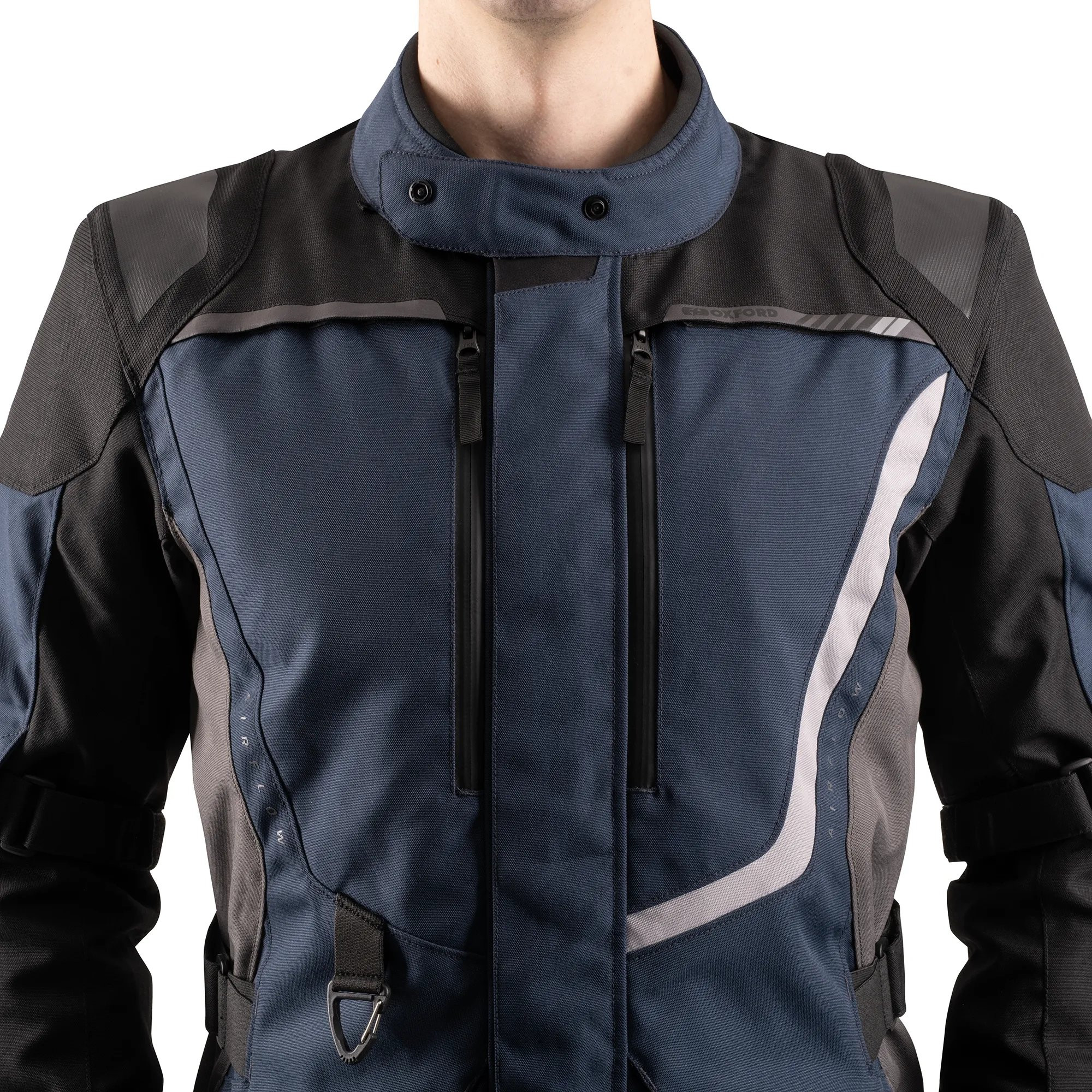 Veste OXFORD Montreal 5.0 Dry2Dry Bleu/Noir/Gris 4XL - vue 3