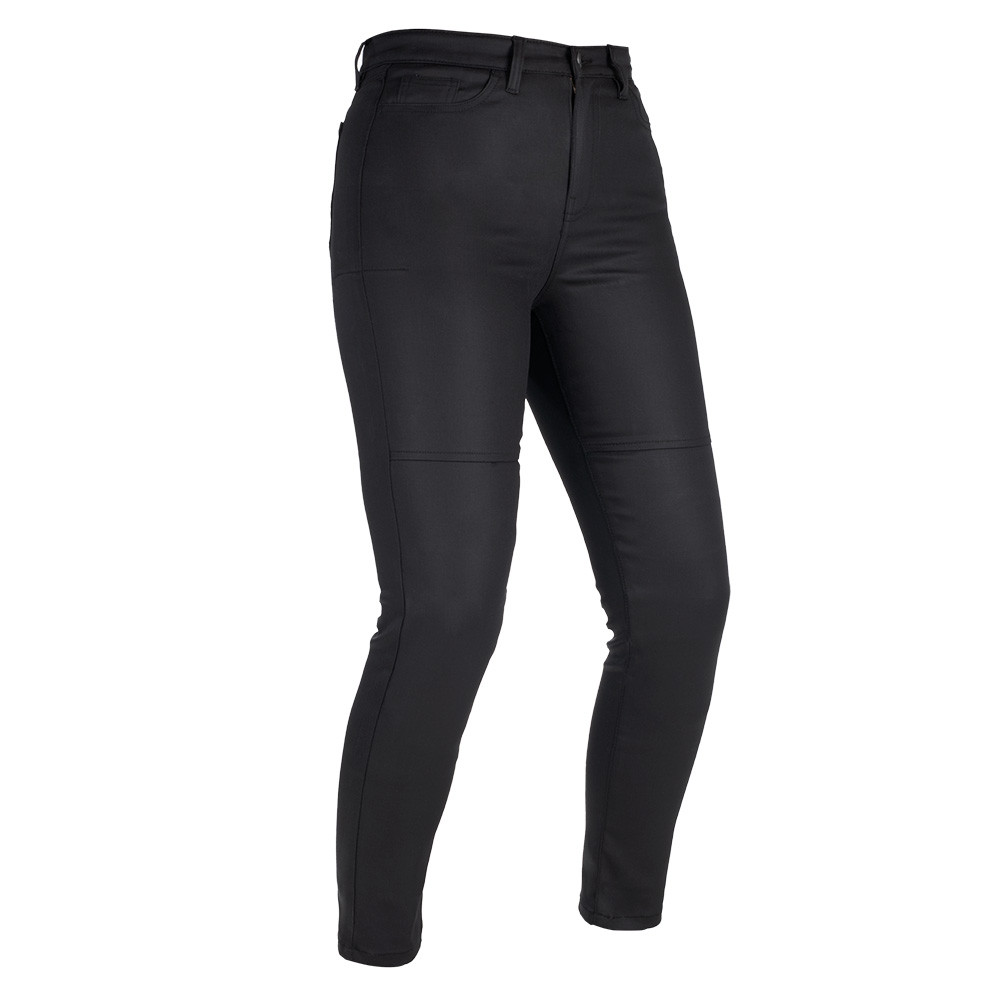 Pantalon OA Waxed WS Jegging Noir L 24 Femme Oxford