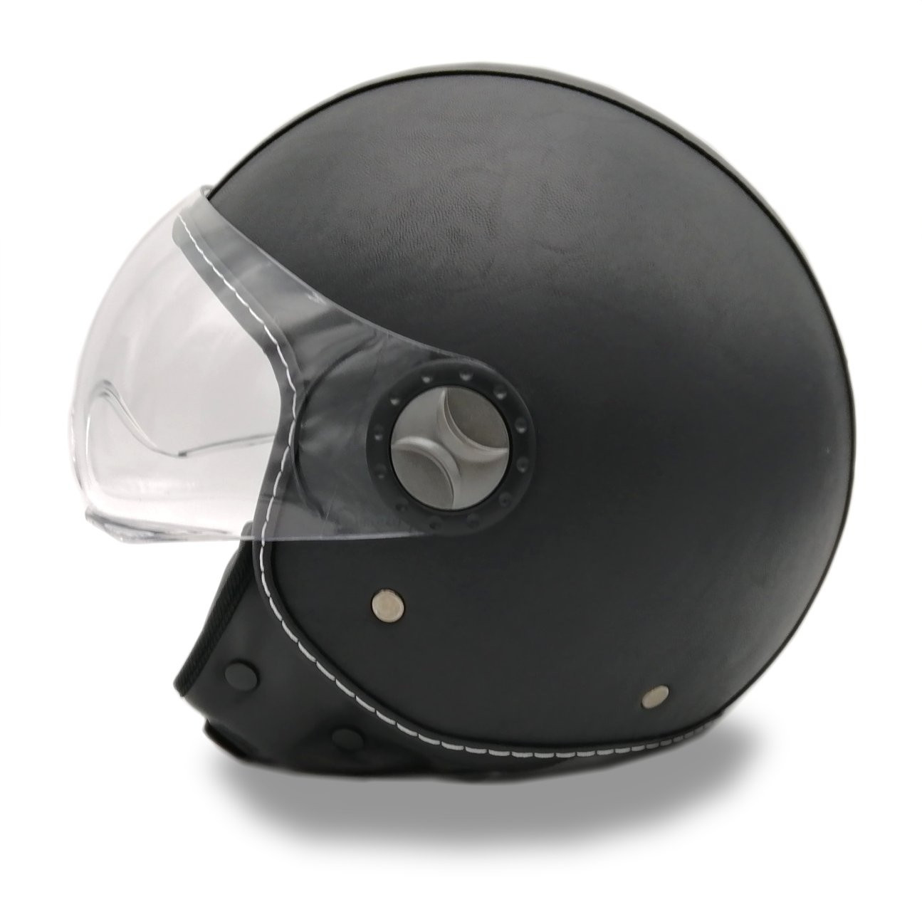 Casque Jet VITO BERLIN Cuir Series Taille XS - vue 3