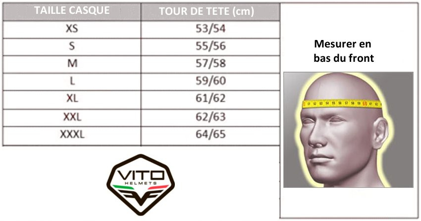 Casque Jet VITO BERLIN Cuir Series Taille XS - vue 4