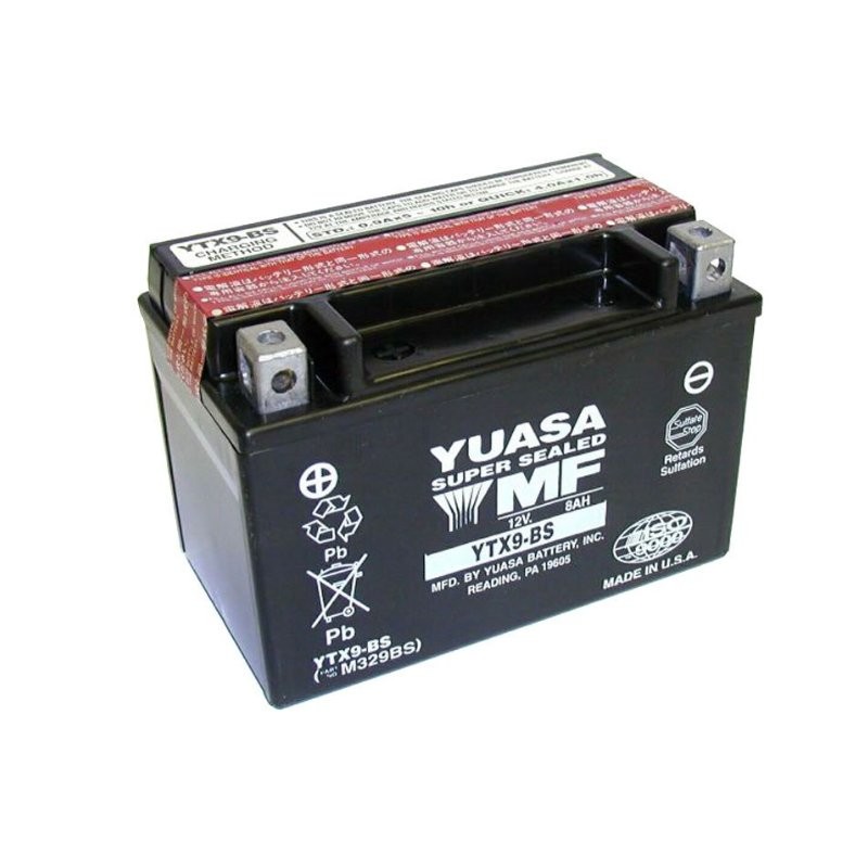 Batterie YUASA YTX9-BS - vue 2
