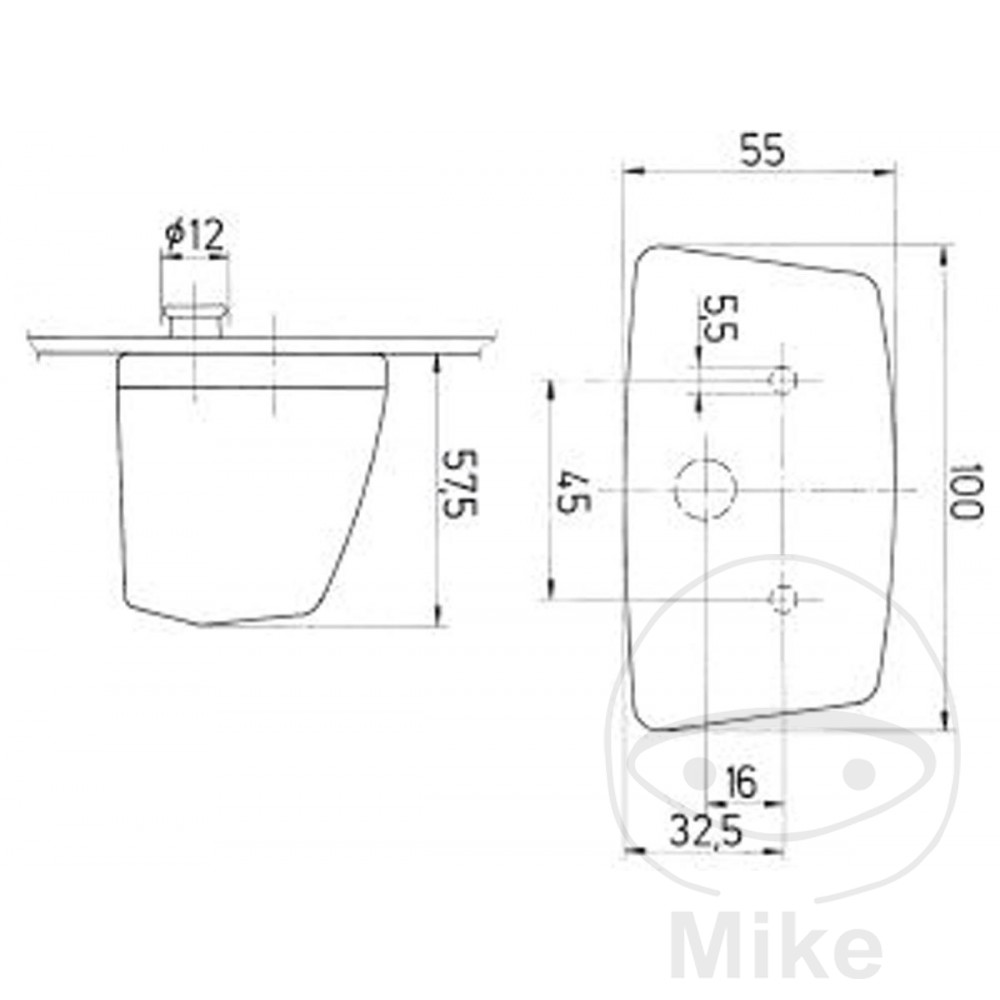 Suspension pour plaque d'immatriculation Jokon - vue 3