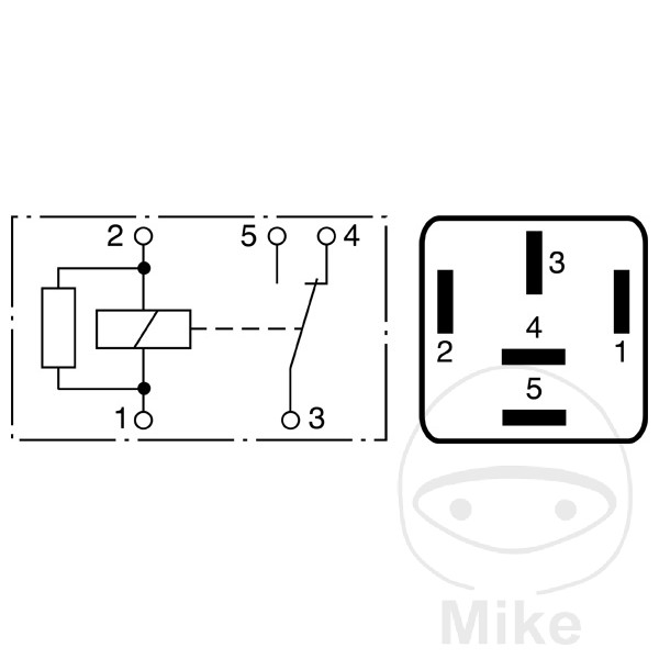 Relais multifonction Bosch 12V 40A 5 broches - vue 6