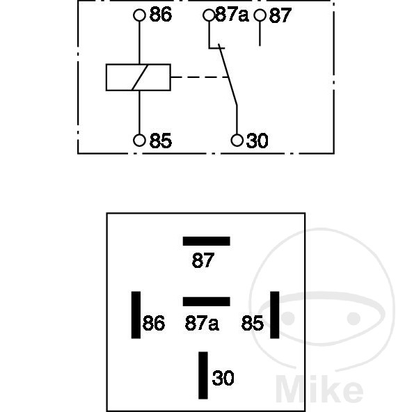 Relais de travail 24V 5 broches 20A Bosch - vue 6