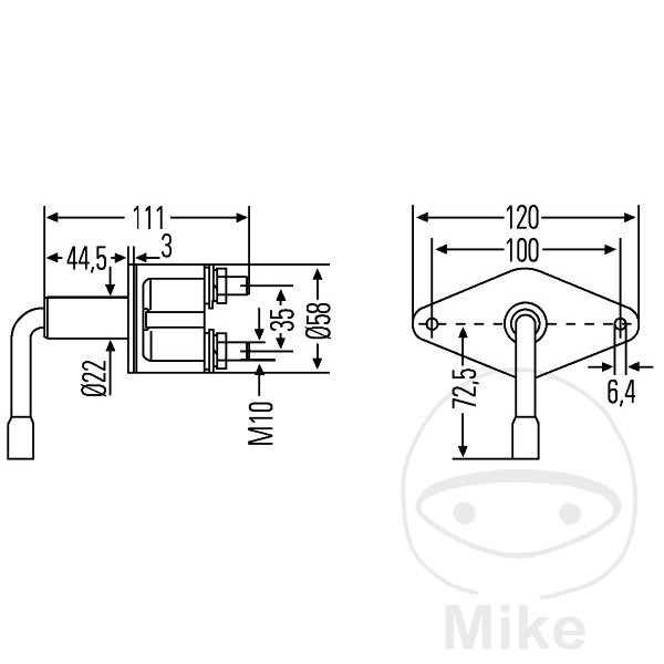 Interrupteur de batterie Hella - vue 2