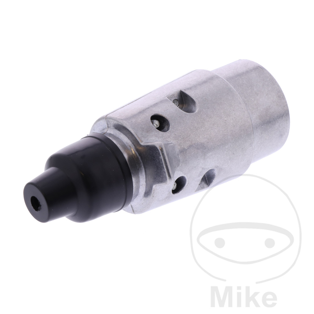 Connecteur 7 broches 12V aluminium JMP avec passe-fil caoutchouc - vue 2