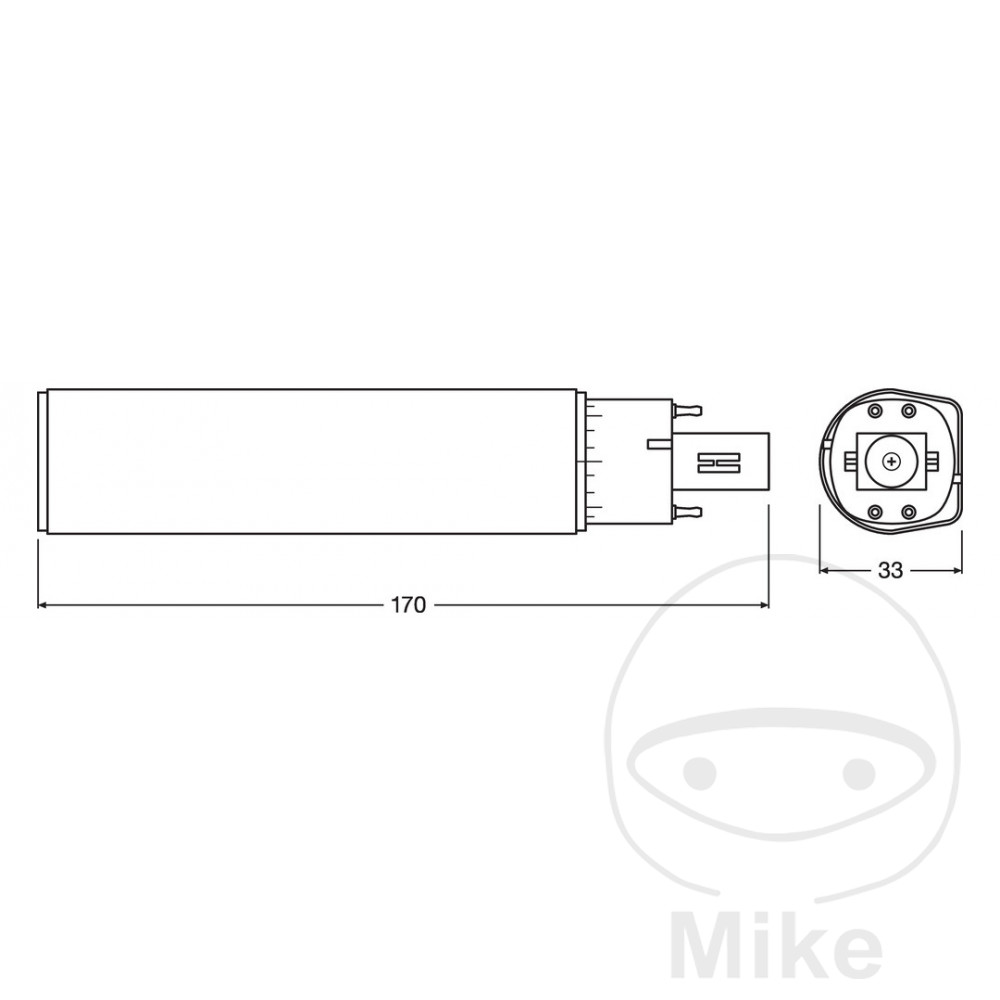 Ledvance LED-Dulux HF/AC 10W/840 Sockel G24Q-3 - vue 2