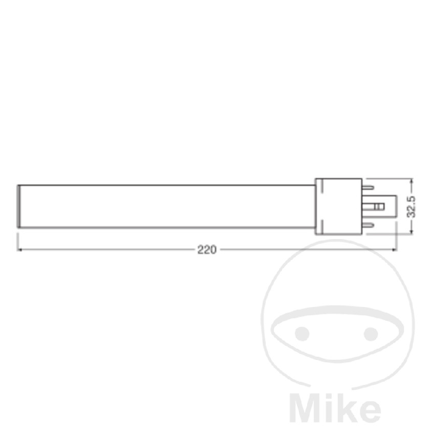 Ampoule LED Ledvance G23 6W 840K - vue 2