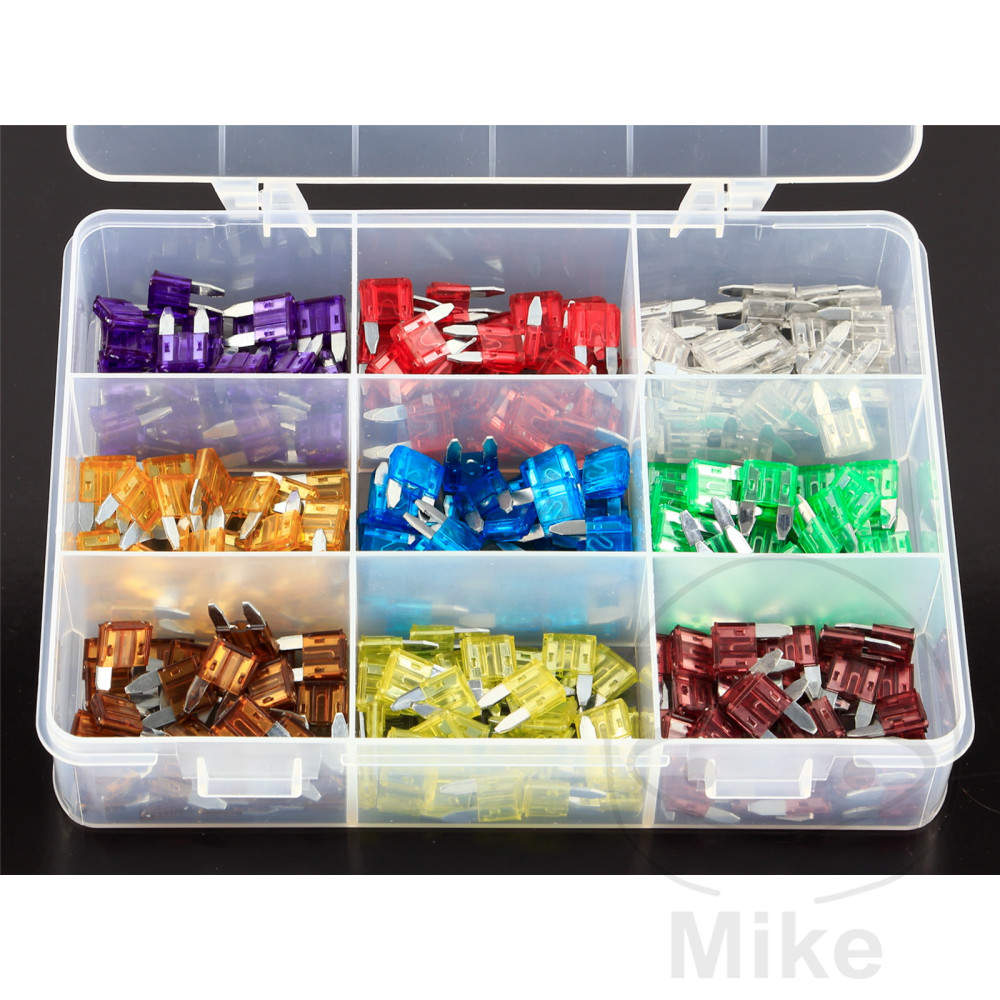 Assortiment de fusibles 3A-40A 225 pièces ACV - vue 3