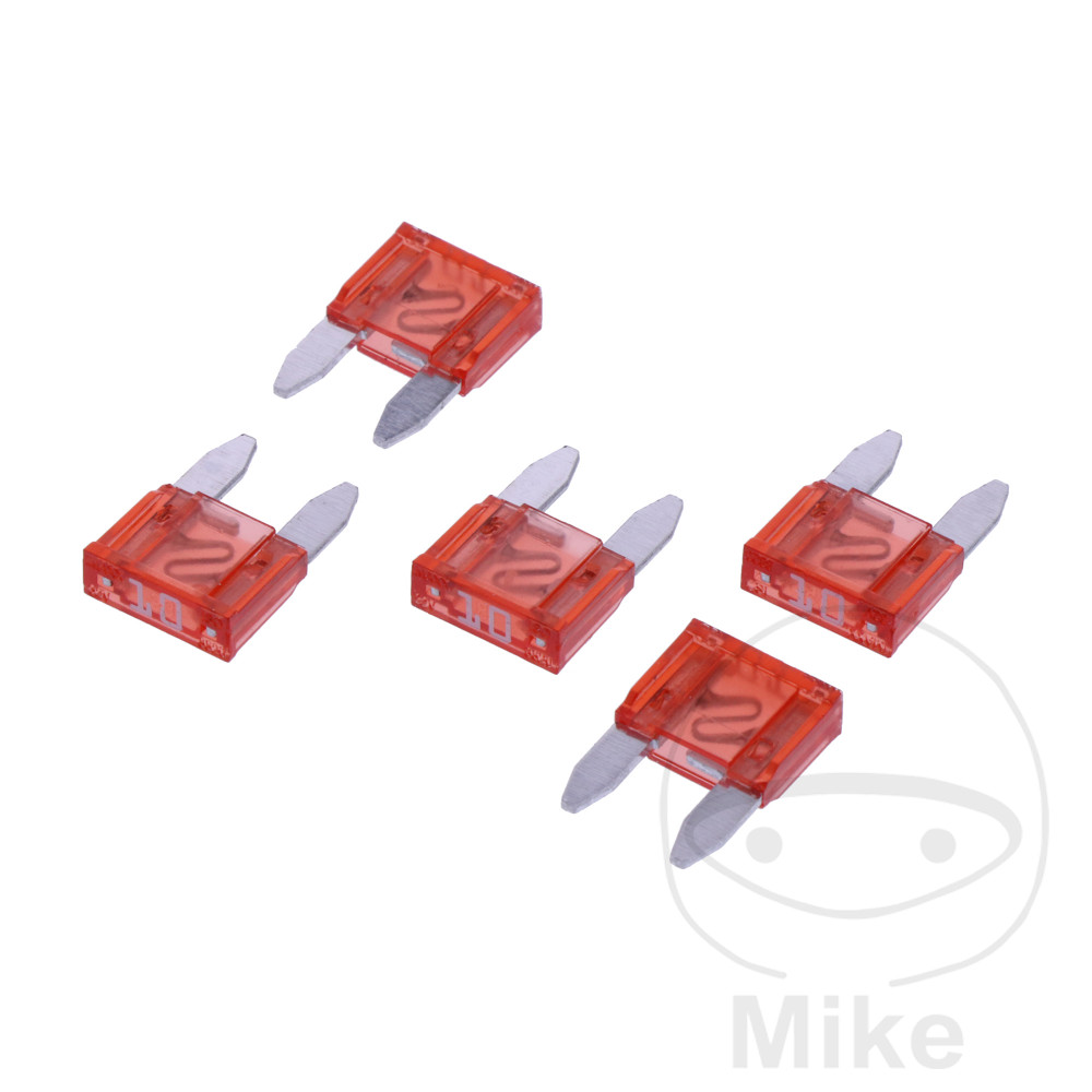 Fusible mini 10A JMP rouge 5 pièces 1490206 - vue 2