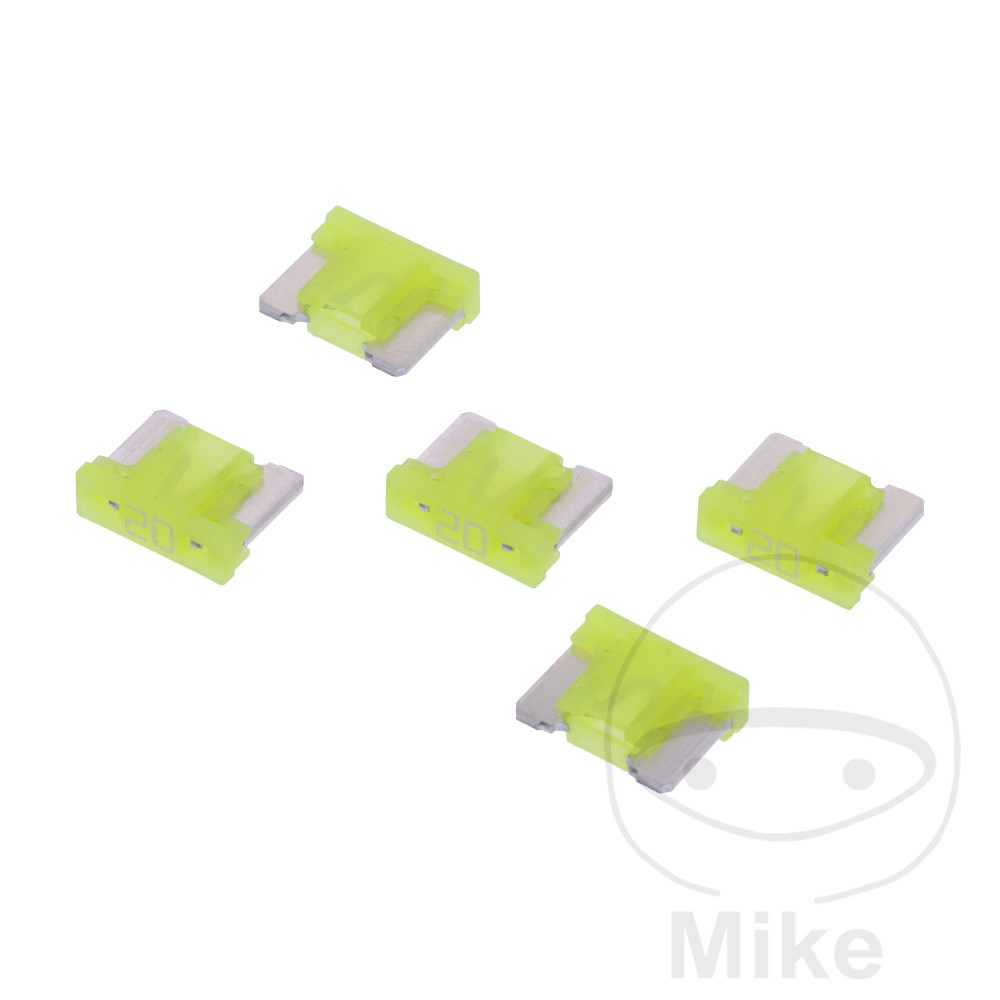 Fusible mini LP 20A JMP jaune pack 5 pcs - vue 2