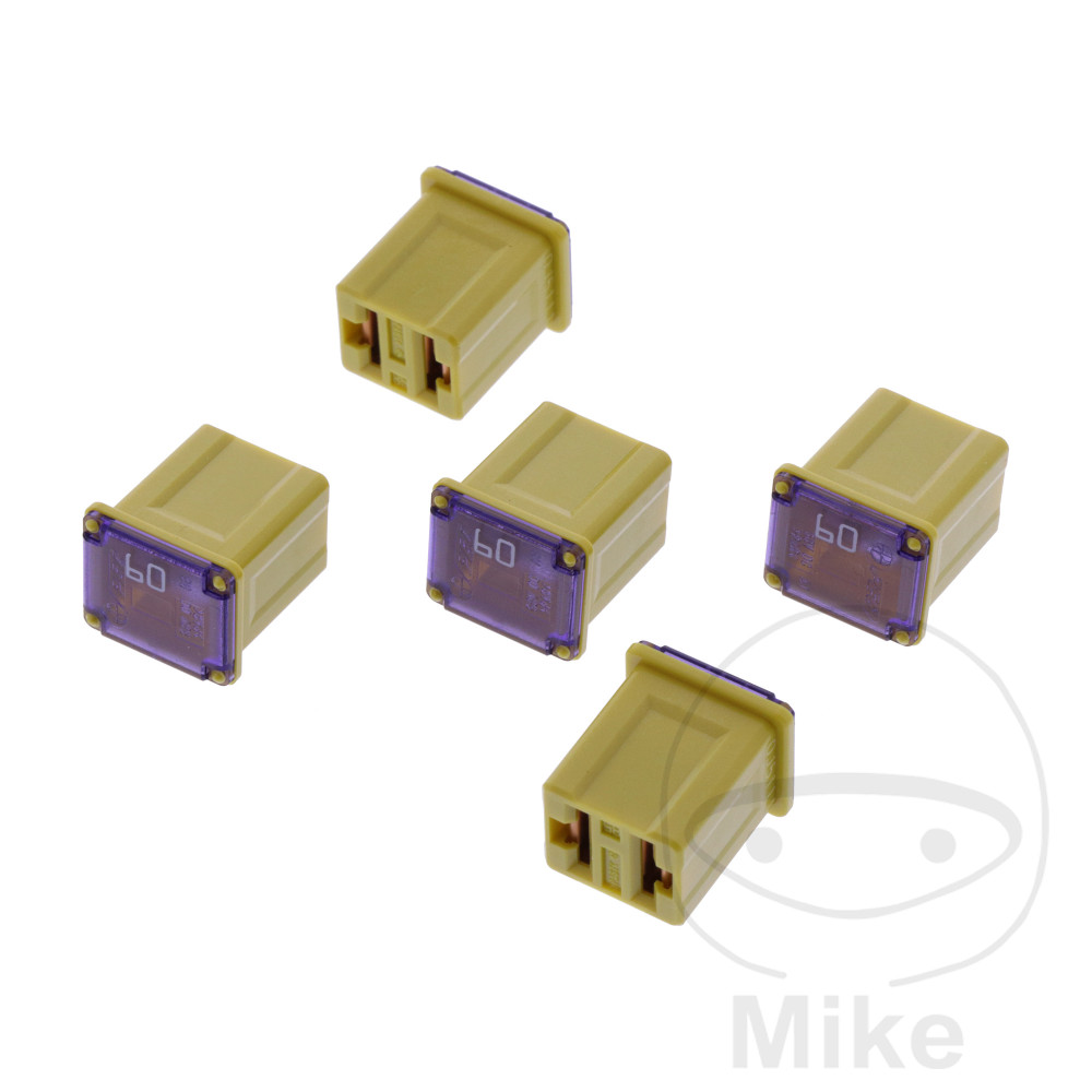 Fusibles JLP 60A JMP jaunes pack 5 - vue 2