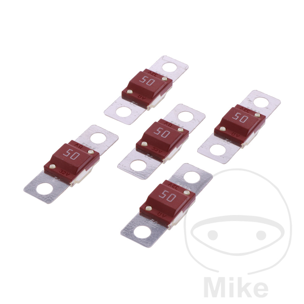 Fuse midi 50A 42X12 Jmp red pack 5 PCS - vue 2