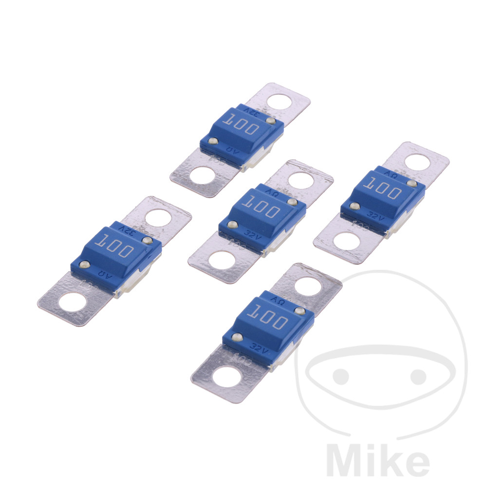 Fusible midi 100A 42x12 JMP bleu lot de 5 - vue 2