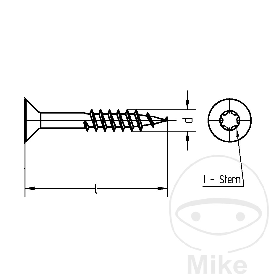 Vis ABC SPAX 5x60 Dresselhaus - Paquet de 100 pièces - vue 2