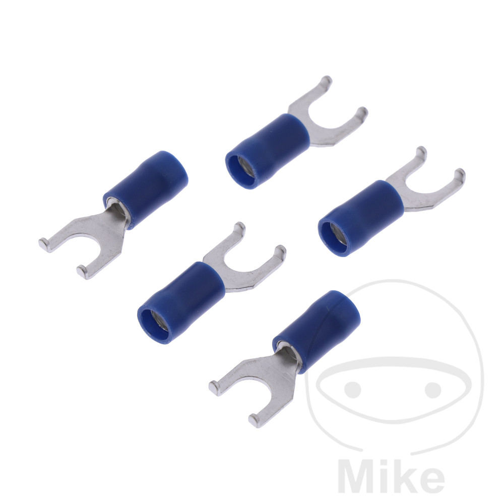 Cosse fourche 5.3 bleu JMP Paquet de 5 pièces