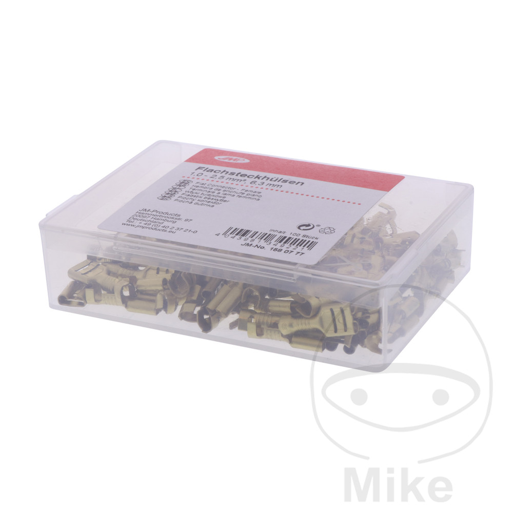 Cosse plate 1,0-2,5 6,3 mm JMP Pack 100 pièces - vue 2