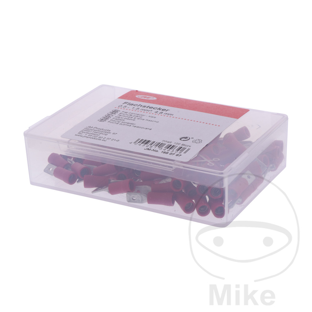 Cosse plate 0,5-1,5 4,8 mm JMP pack 100 pièces - vue 2