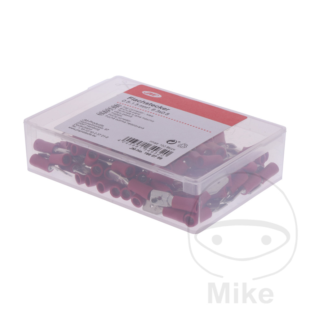 Cosse plate 0,5-1,5 mm 6,3 mm JMP - Pack 100 pièces - vue 2
