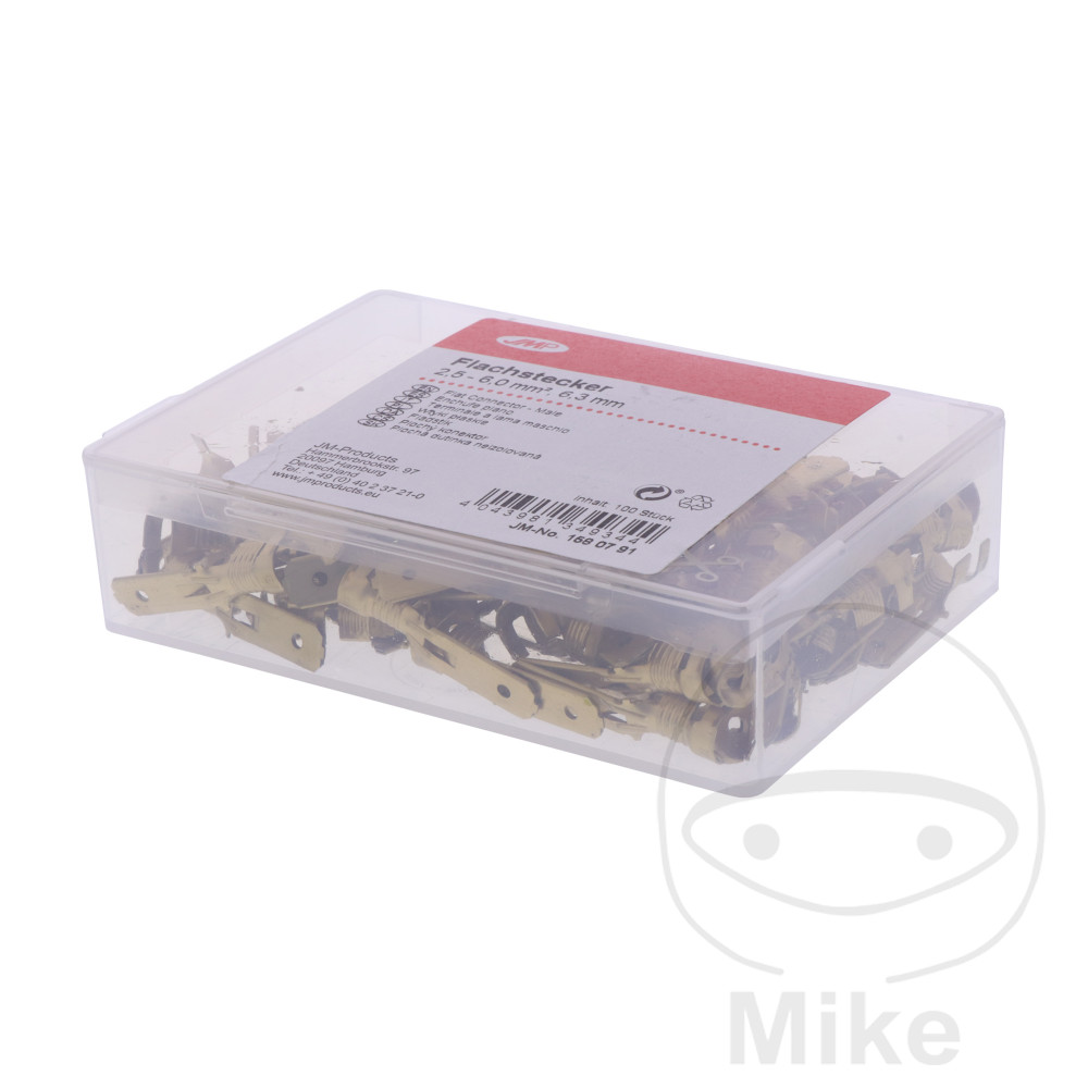 Cosse plate 2.5-6.0 mm 6.3 JMP Pack 100 pièces - vue 2