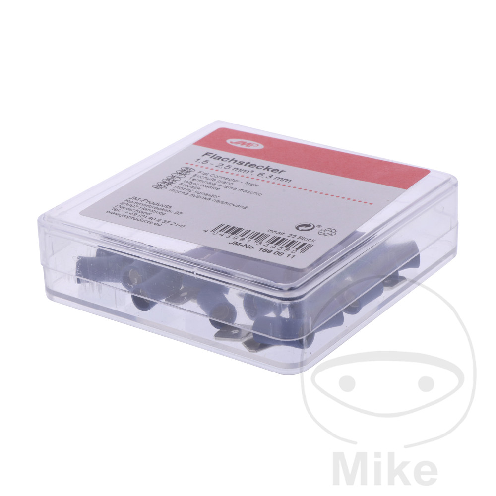 Cosse plate 1,5-2,5 6,3 mm JMP - Pack 25 pièces - vue 2