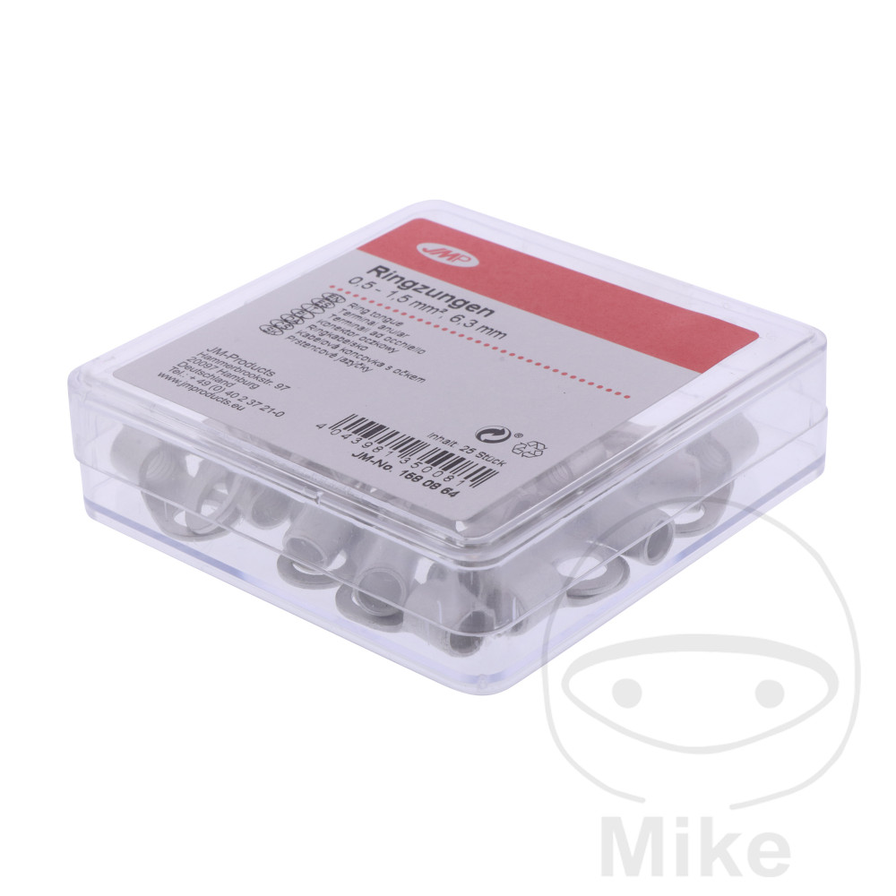 Cosse tubulaire non isolée 10.0 M6 JMP Pack 25 pièces - vue 2