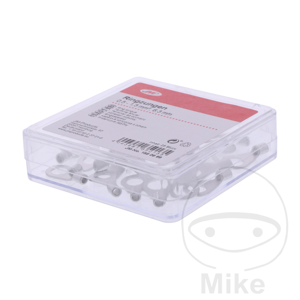 Cosse tubulaire non isolée 1.5-2.5 M6 JMP Pack 25 pièces - vue 2