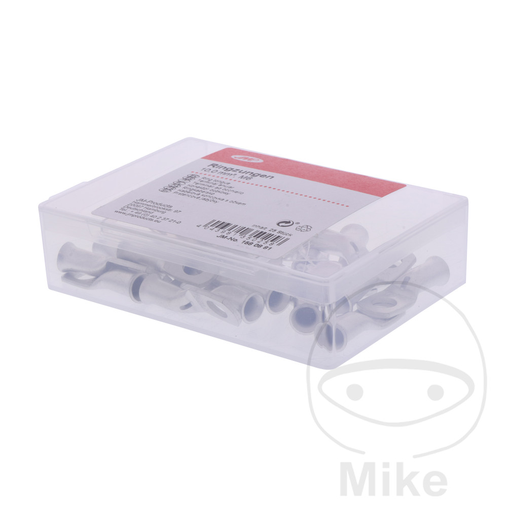 Cosse tubulaire non isolée 10.0 M6 JMP Pack 25 pièces - vue 2