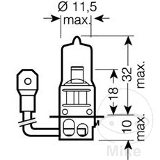 Ampoule H3 24V 70W Osram Truckstar Pro - vue 2