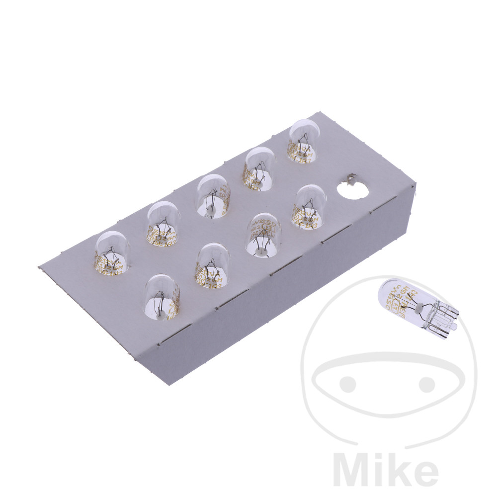 Ampoule 12V3W 2.1X9.5 JMP Paquet de 10 pièces Alternative: 1590204