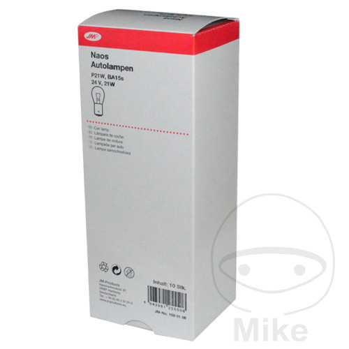 Ampoule 24V 21W BA15S JMP - Paquet de 10 pièces - vue 2
