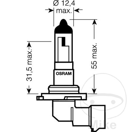 Ampoule H10 12V 42W Osram - vue 2