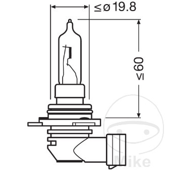 Ampoule HIR2 12V 55W Osram Cool Blue Intense Next Gen - vue 3