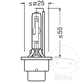 Ampoule phare avant D2R 35 W Osram Cool Blue Intense Nex Gen - vue 3
