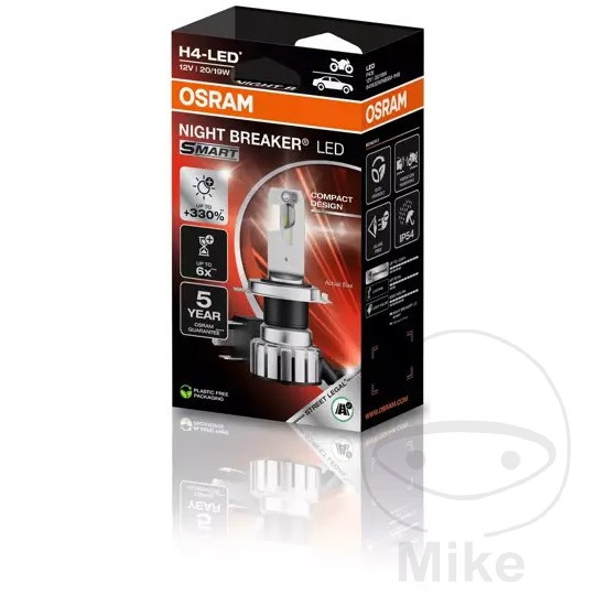 Ampoule LED Osram Night Breaker Moto Smart H4 - vue 4