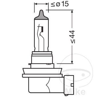 Ampoule H11 duo 12V 55W Osram - vue 4