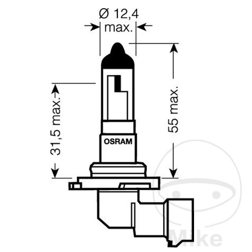 Ampoule HB4 12V 51W Osram - vue 2