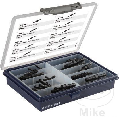 Assortiment de connecteurs pour tuyaux 60 pièces Herth & Buss