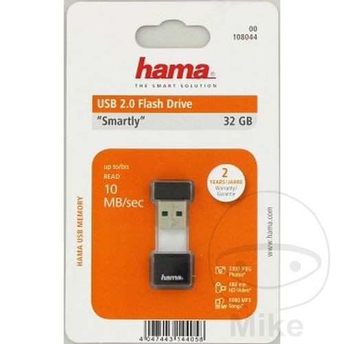 Clé USB 2.0 32 Go Hama Smartly 10 Mb/s - vue 3