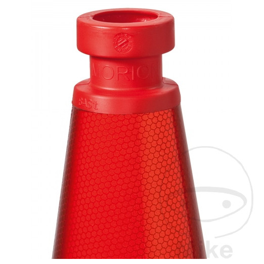 Cône de signalisation 500 mm réfléchissant rouge/blanc DIN EN 13422 EDE - vue 2
