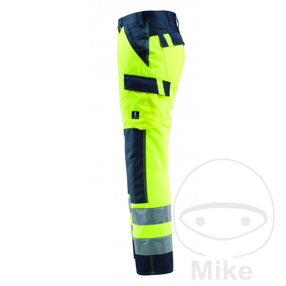 Pantalon de travail Mascot MCT gris 48/L76 Warnschutz jaune/noir-bleu - vue 3
